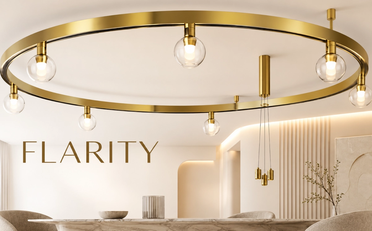 Sistem pe șină FLARITY de la Maytoni – iluminat magnetic de 24 V pentru interioare moderne