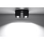 Lumină montată pe suprafață QUAD SL.0063 2x40W/GU10 de la Sollux