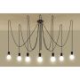 Lampă cu pendul EDISON SL.0372 7x60W/E27 de la Sollux