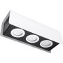 Lumină montată pe suprafață STEREO 3 SL.0407 3x40W/GU10 de la Sollux