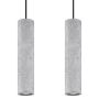 Lampă cu pendul LUVO SL.0654 2x40W/GU10 IP20 de la Sollux