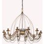 Candelabru CORTE 097671 12x40W/E14 ip20 de la Ideal Lux