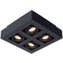 Lumină montată pe suprafață XIRAX 09119/21/30 2200k 4x5w/gu10 320lm ip20 de la Lucide