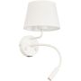 Aplique de perete MAJA 10204 1x15W/E27+1x8W/G9 IP20 de la TK Lighting