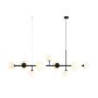Lampă cu pendul DIONE 9 BLACK 1092N1 9x40W/60W/E14/E27 IP20 de la Aldex