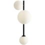 Aplique de perete DIONE BLACK 1092Y1 1x60W/E14+2x40W/E27 de la Aldex