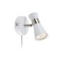Aplique de perete FOLIE 108627 2x2W/LED IP20 de la Markslojd