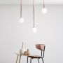 Lampă de tavan PINNE 1080PL_G30_L 1x40W/E14 de la Aldex
