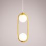 Lampă cu pendul RIVA 1086H14 2x10W/E14 IP20 de la Aldex
