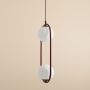 Lampă cu pendul RIVA 1086H15 2x10W/E14 IP20 de la Aldex