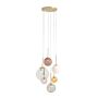 Lampă cu pendul BOSSO 1119K40_R 6x15W/G9|E27 IP20 de la Aldex