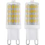 Bec LED 110154 3000K 2x3W/G9 320LM de la Eglo