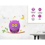 Aplique de perete OWL ML112 1x0,6W/LED de la Milagro