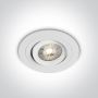 Lumină îngropată deasupra plafonului The Dual Ring 11105ABGL/W 1x10W/GU10 IP20 de la One Light