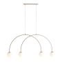 Lampă cu pendul UNA 1116L17_S 4x10W/E14 IP20 de la Aldex