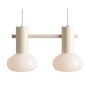 Lampă cu pendul FLO 2 CREAM S 7000H9_S 2x10W/E14 de la Aldex