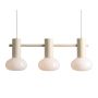 Lampă cu pendul FLO 3 CREAM S 7000E9_S 3x10W/E14 de la Aldex