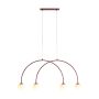 Lampă cu pendul UNA 4 1116L15_S 4x10W/E14 de la Aldex