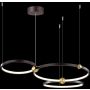 Lampă cu pendul Aurora LA111/P_50_3k_black 3000K 3x63W/LED 4440lm IP20 de la Altavola Design