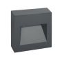 Aplique de perete NAMSOS 1341GR 3000K 1x4W/LED 439LM IP65 de la Norlys