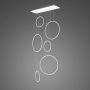 Lampă cu pendul Ledowe okręgi LA076/P_90_in_3k_white_dimm 3000K 6x130W/LED 7800lm IP44 de la Altavola Design