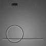 Lampă cu pendul Linea No.2 LA087/PX100_40_3k_black 3000K 2x30W/LED 1800lm IP44 de la Altavola Design