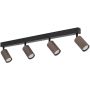 Spot TUNE BROWN 16149 4x10W/GU10 IP20 de la TK Lighting