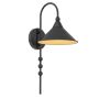 Aplique de perete ASHFORD W01531BK 1x40W/E27 ip20 de la Cosmolight
