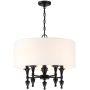Candelabru AUSTIN P05203BK-WH 5x40W/E14 IP20 de la Cosmolight