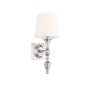 Aplique de perete AUSTIN W01118NI-WH 1x40W/E14 IP20 de la Cosmolight