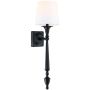 Aplique de perete AUSTIN W01296BK-WH 1x40W/E27 IP20 de la Cosmolight