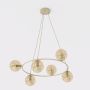 Lampă cu pendul AZURA 1638/6 6x10W/E14 IP20 de la Emibig