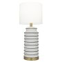 Lampă de masă COASTAL T01026BR-WH 1x40W/E27 IP20 de la Cosmolight
