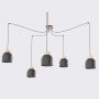 Lampă cu pendul KRU 1626/5 5x15W/E27 IP20 de la Emibig