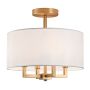 Lampă de tavan LILLE C04913BR-WH 4x40W/E14 IP20 de la Cosmolight