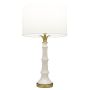 Lampă de masă LOBOC T01019BR-WH 1x40W/E27 IP20 de la Cosmolight