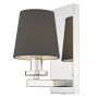 Aplique de perete LONDON W01014CH-BK 1x40W/E14 IP20 de la Cosmolight