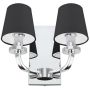 Aplique de perete NEW YORK 1 W02503CH-BK 2x40W/E14 IP20 de la Cosmolight