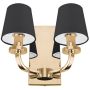 Aplique de perete NEW YORK 1 W02510AU-BK 2x40W/E14 IP20 de la Cosmolight