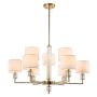 Lampă de tavan SUTTON P09378AU-WH 9x40W/E14 ip20 de la Cosmolight