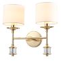 Aplique de perete SUTTON W02415AU-WH 2x25W/E14 ip20 de la Cosmolight