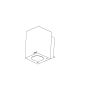 Aplique de perete SANDVIK 1741BC 2700K 1x3.9W/GU10 265LM IP65 de la Norlys