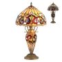 Lampă de masă TIFFANY XXI. 1706 2x60W/E27|1x7W/E14 IP20 de la Prezent