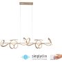 Lampă cu pendul CURLS 19033-60 3000k 4x45W/LED 5320lm ip20 de la Paul Neuhaus