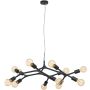 Lampă cu pendul BOCADELLA 98347 12x60W/E27 de la Eglo