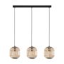 Lampă cu pendul BORDESLEY 43217 3x28W/E27 de la Eglo