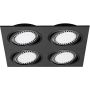 Lumină îngropată deasupra plafonului BOXY 20073-BK 4x15W/GU10/ES111 IP20 de la Zuma Line