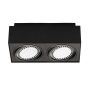 Lumină montată pe suprafață BOXY 20075-BK 2x15W/GU10 de la Zuma Line