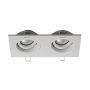 Lumină îngropată deasupra plafonului CHUCK 20068-WH 2x50W/GU10 de la Zuma Line