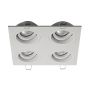 Lumină îngropată deasupra plafonului CHUCK 20069-WH 4x50W/GU10 de la Zuma Line
